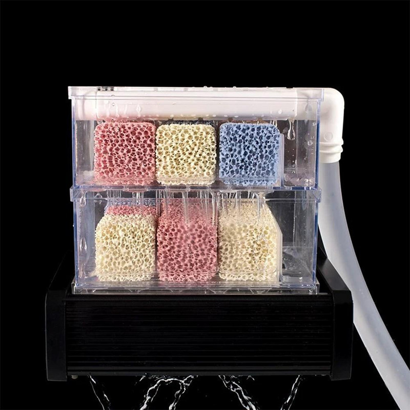 3,5 x 3,5 x 4 cm kultuurtellistest biokeemiline filtreerimismaja kalapaagi filtrimaterjal Akvaariumi seadmed vee puhastamiseks
