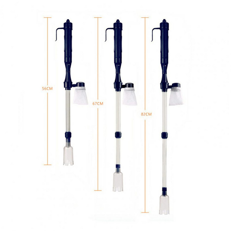 Αντλία καθαρισμού ενυδρείου Ρυθμιζόμενη ηλεκτρική αντλία σιφονιού Αντλία αλλαγής νερού ενυδρείου Αντλία φίλτρου νερού σωλήνα καθαρισμού χαλίκι Σιφόνι