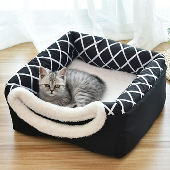Σπίτι για κρεβάτι για γάτα Χειμερινό ζεστό κατοικίδιο για γάτα με φωλιά για μικρούς μεσαίους σκύλους Σκηνή για γάτες Cozy Cave Capsule Προμήθειες για κατοικίδια