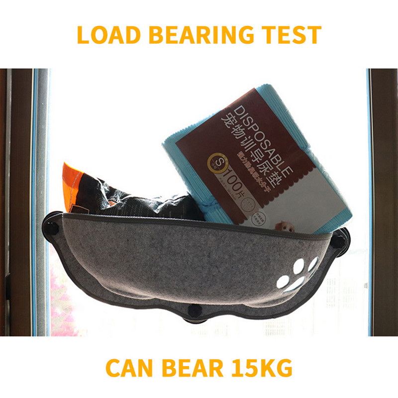 Αιώρα παραθύρου γάτας με ισχυρές βεντούζες Pet Kitty Κρεμαστό κρεβάτι ύπνου Αποθήκευση για κατοικίδια Ζεστό κουνάβι Κλουβί για γάτες Κρεβάτια καθίσματος ραφιών