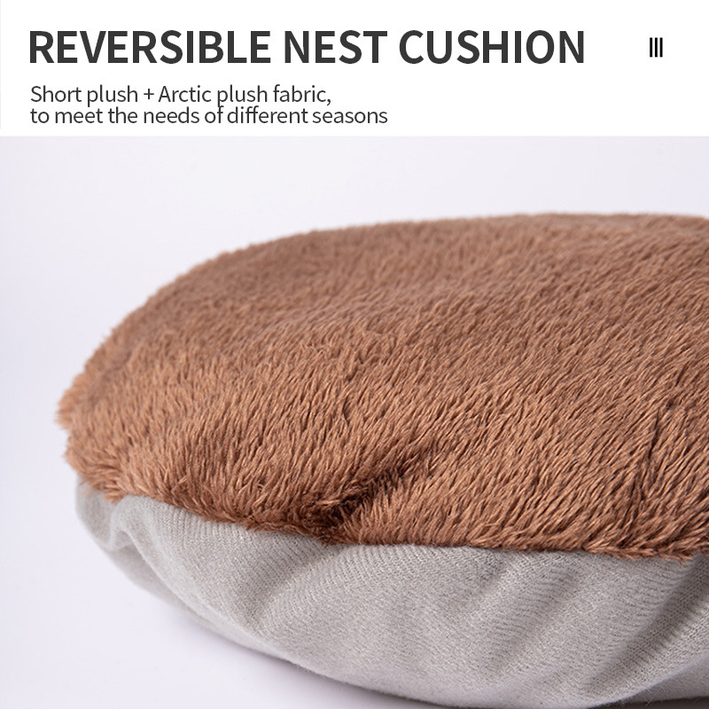 2022 Mačji krevet Kućica Sweet Sleep Comfort Mačji kreveti Tepisi Mekana plišana uzgajivačnica Kućica za štene Jastuk za štene Mali psi Mačke Gnijezdo Špilja koja se može prati
