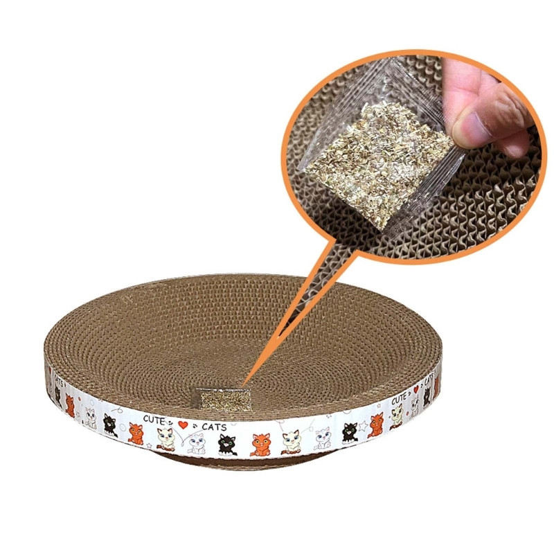 Vastupidav ümmargune kassikraabits Lihvimisküüned papist lainepapist kassid kraapimislaud Kassipoegade kaabitsad lemmiklooma mänguasi