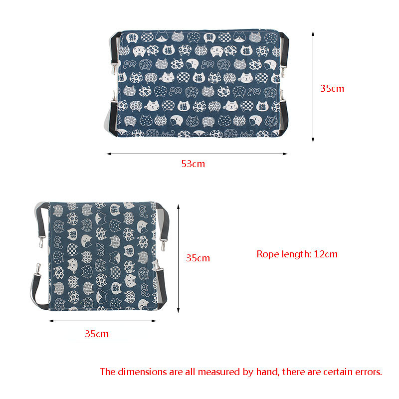 Breathable Plus Velvet Βαμβακερή αιώρα για κατοικίδια για κατοικίδια Αιώρα θαλάσσιου κρεβατιού ποντίκι σκίουρος κατοικίδιο ζώο Προμήθειες κούνιας γάτας κρεμαστή φωλιά