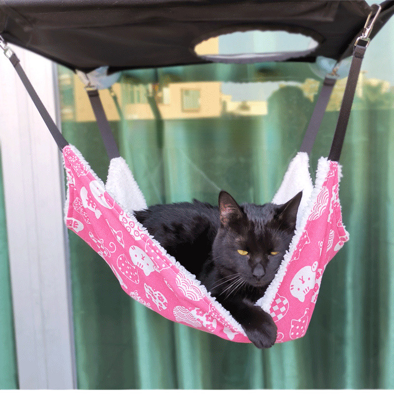 Breathable Plus Velvet Βαμβακερή αιώρα για κατοικίδια για κατοικίδια Αιώρα θαλάσσιου κρεβατιού ποντίκι σκίουρος κατοικίδιο ζώο Προμήθειες κούνιας γάτας κρεμαστή φωλιά