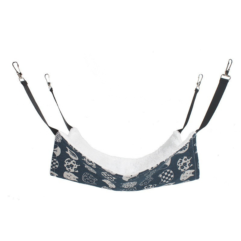 Breathable Plus Velvet Βαμβακερή αιώρα για κατοικίδια για κατοικίδια Αιώρα θαλάσσιου κρεβατιού ποντίκι σκίουρος κατοικίδιο ζώο Προμήθειες κούνιας γάτας κρεμαστή φωλιά