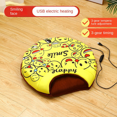 Nova grijana deka za krevet za mačke 3 brzine Timer Zima Topla prostirka za mačke Kuća koja se može prati od flanela Krevet za štene Vreća za spavanje Pribor za mačke