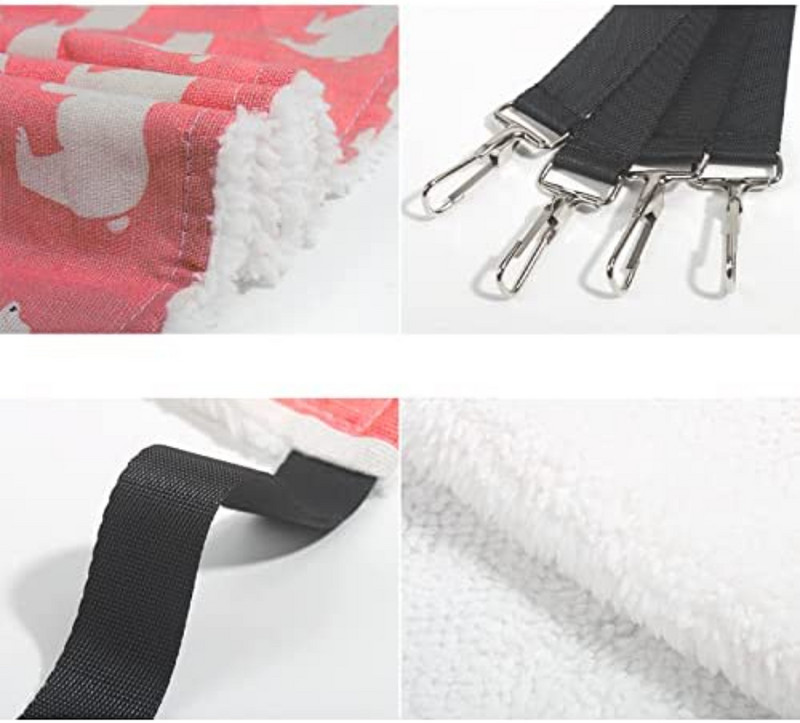 ATUBAN Αιώρες παραθύρου για γάτες για γάτες εσωτερικού χώρου, απαλό βελούδινο κρεβάτι για κατοικίδια, Κατάλληλο για αιώρα από βαμβακερό κουνάβι, ινδικό χοιρίδιο, χάμστερ, κρεβάτι για γατάκια