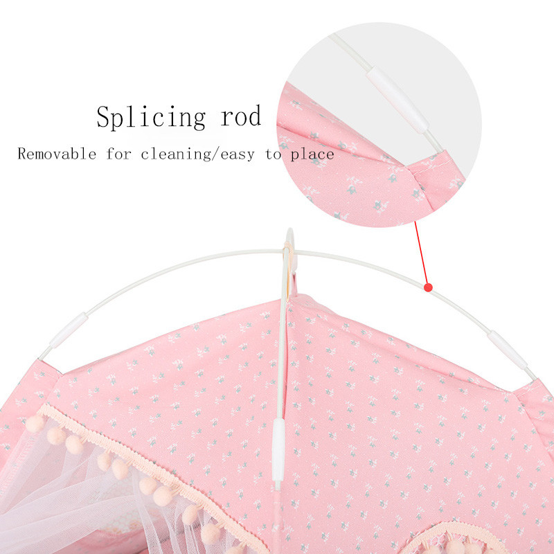 Üldtelk lemmikloomatarbed kassivoodi kinnine mugav põrandaga võrkkiik lemmikloom väike koeramaja kassitelgi tarvikud tooted