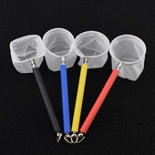 3D akvarij s džepnom mrežom od nehrđajućeg čelika za hvatanje škampa, mreža za čišćenje akvarija Okrugli/kvadratni dodaci