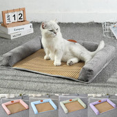 Καλοκαιρινό κρεβάτι γάτας Plus μέγεθος Κρεβάτι στρώμα γάτας Νέο κρεβάτι για σκύλους για σκύλους Μεγάλο κουτάβι Teddy Summer Pet Supplies