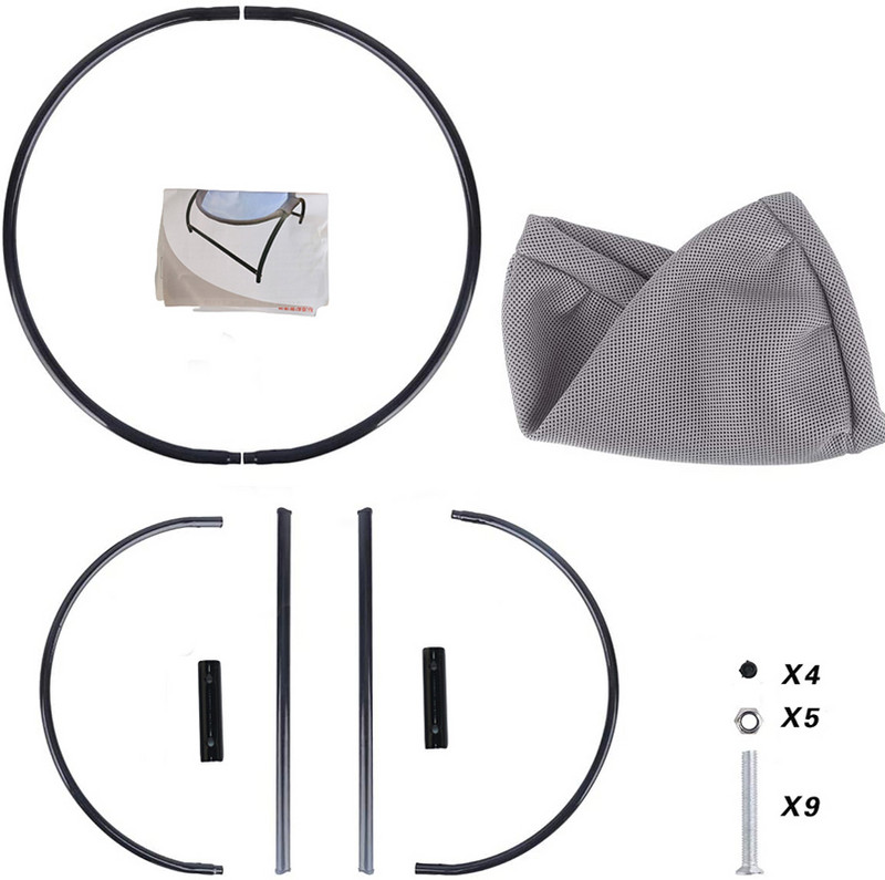 Ljetni željezni okvir, prozračna viseća mreža za kućne ljubimce, podloga za pseću kućicu za mačke i pse, viseća viseća mreža za mačke, koja se može ukloniti i prati, mreža za krevet iznad glave