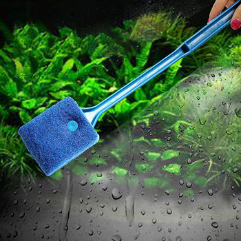 Ενυδρείο Fish Tank Glass Plant Cleaning Brushes Floating Clean Window Scraper σφουγγάρι Αξεσουάρ Εργαλεία υψηλής ποιότητας