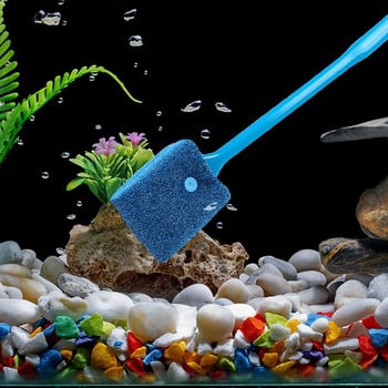 Ενυδρείο Fish Tank Glass Plant Cleaning Brushes Floating Clean Window Scraper σφουγγάρι Αξεσουάρ Εργαλεία υψηλής ποιότητας