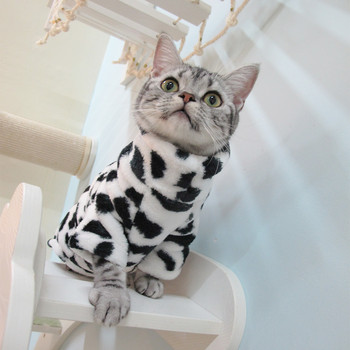2022 Нов пуловер за котки без косми Зимна мода Удебеляване Топли дрехи за сфинкс Домашни удобни зимни дрехи за кучета за малки кучета