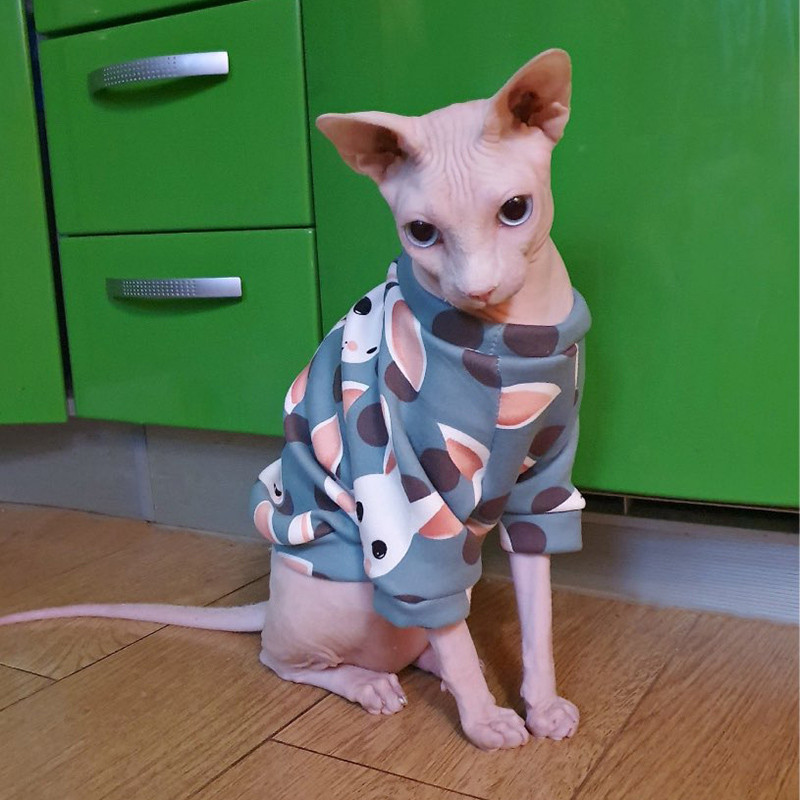 Îmbrăcăminte pentru pisici de primăvară, toamnă, pentru pisici mici, pulovere Kedi Katten Sphynx, fleece moale, cățeluș, pentru animale de companie, hanorac, îmbrăcăminte, îmbrăcăminte