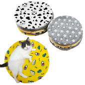 Mekana plišana podloga za spavanje za mačke za kućne ljubimce Zimska topla periva okrugla deka Kućica za pse Gnijezdo za mače Kućni krevet za putovanje Dodaci za jastuke