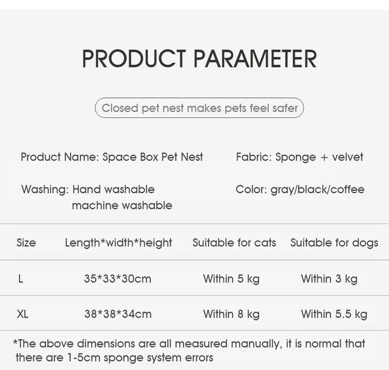 Pehme pesa kennelvoodi koobas Kassi maja magamiskott matt Telk Lemmikloomad Talv soe hubane voodi Kassitarbed Lemmiklooma voodi kassidele Koerad