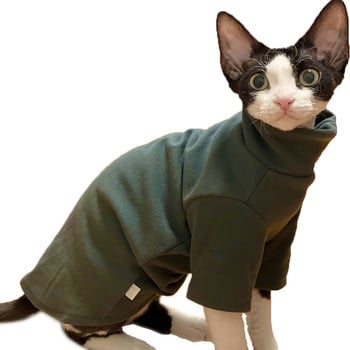 DUOMASUMI Sphynx Στολές για γάτες Χοντές βρεφικές μαλακές βαμβακερές άτριχες γάτες Ρούχα για γατάκια Ένδυση Cornish Devon Oufit για ρούχα Sphinx