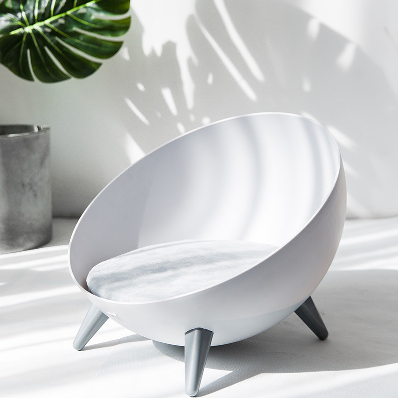 Ημισφαιρικό υψηλής ελαστικότητας σφουγγάρι γάτας στρωμνή σκυλιών Four Seasons Cat House Kitty Βίλα Κρεβάτι για γάτες Καλοκαίρι Νέα κλειστά προμήθειες για κατοικίδια