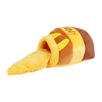 Γάτα Φωλιά Χειμερινό Κρεβάτι Σπίτι Ζεστό Βάζο Μέλι Σχήμα Μεγάλο Ματ Γάτες Μαξιλάρι Μαλακό Άνετο Καλάθι Κλουβί για μικρές γάτες Kitty Dogs