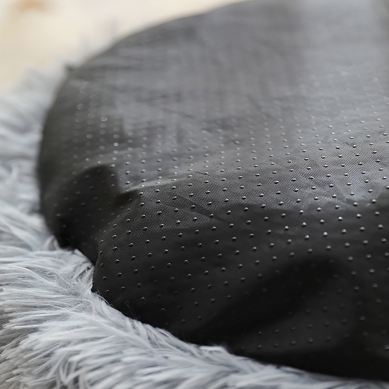 Kimpets okrugli krevet za mačke krevet za pse krevet za kućne ljubimce kućica za pse neklizajuća zimska topla kućica za pse spavanje duga plišana mekana podloga za štene potrepštine za mačke