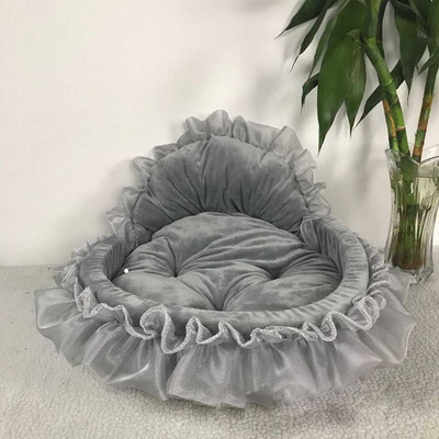 Elegantni krevet za štene za pse za kućne ljubimce Princess Čipka Prekrasan krevet s pijeskom za mačke Sofe Kućice za odgajivačnice Teddy Gnijezdo za čivavu za male srednje pse