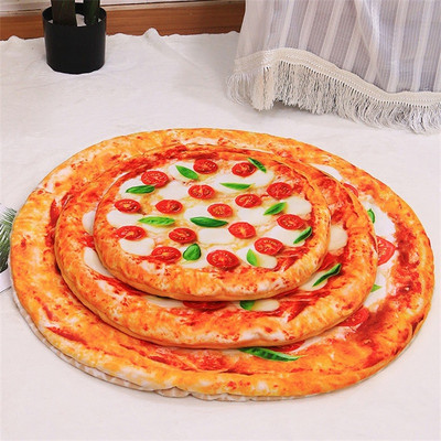 Funny Pizza Mačji krevet i pokrivač, Kućica za mačke, mačiće i male pse, Kućica za spavanje za pse mačke, Funny Food Design Gnijezdo za kućne ljubimce