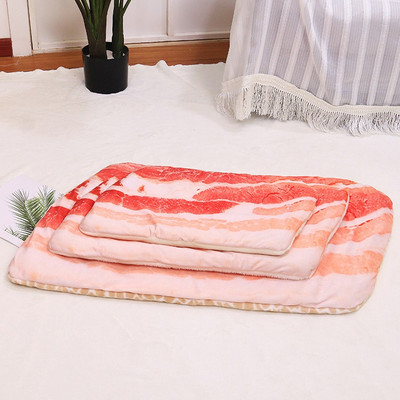 Funny Pizza Mačji krevet i pokrivač, Kućica za mačke, mačiće i male pse, Kućica za spavanje za pse mačke, Funny Food Design Gnijezdo za kućne ljubimce