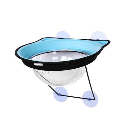 Hamac pentru pisici pentru animale de companie, capsulă spațială transparentă, ventuză, paturi suspendate, fereastră pentru plajă, pervaz, cuib, pisică pentru animale de companie, raft, scaun, paturi