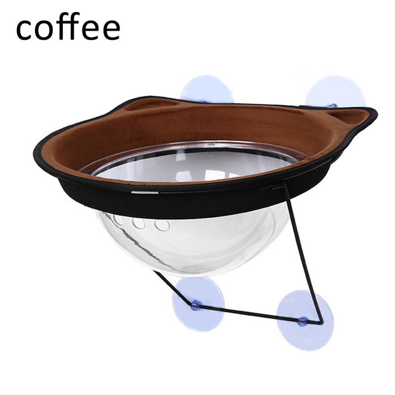 Hamac pentru pisici pentru animale de companie, capsulă spațială transparentă, ventuză, paturi suspendate, fereastră pentru plajă, pervaz, cuib, pisică pentru animale de companie, raft, scaun, paturi