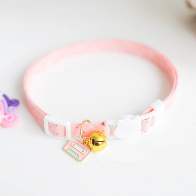 1 KOM. Podesiva ogrlica s voćnim mačkama, privjesak od avokada u boji slatkiša, slatka modna ogrlica sa sigurnosnom kopčom, ogrlica s kućnim ljubimcem, najlonska ogrlica sa zvončićima