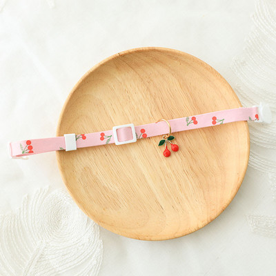 1 KOM. Podesiva ogrlica s voćnim mačkama, privjesak od avokada u boji slatkiša, slatka modna ogrlica sa sigurnosnom kopčom, ogrlica s kućnim ljubimcem, najlonska ogrlica sa zvončićima