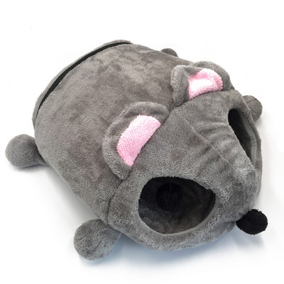 Casă de șoarece pentru pisici, rezistentă la apă, pat pentru animale de companie, pisici mici, câini, pat de peșteră, săruturi detașabile, fundul de șoarece pentru pisici, consumabile pentru pisici