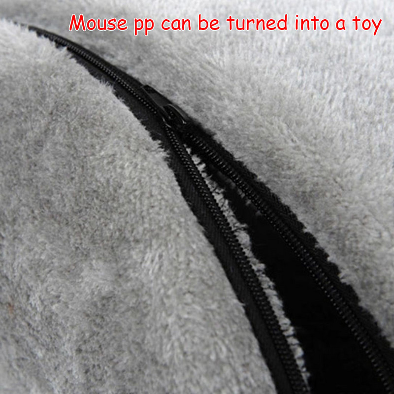 Casă de șoarece pentru pisici, rezistentă la apă, pat pentru animale de companie, pisici mici, câini, pat de peșteră, săruturi detașabile, fundul de șoarece pentru pisici, consumabile pentru pisici