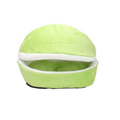 Γάτα Burger Κρεβάτι Χάμπουργκερ Σχεδιασμός Μαλακό Σπίτι κρεβατιού για κατοικίδια Αντιανεμικό αφαιρούμενο βαμβακερό υπνόσακος γάτας Αγκαλιά Σπήλαιο για γάτες Μικρά σκυλιά