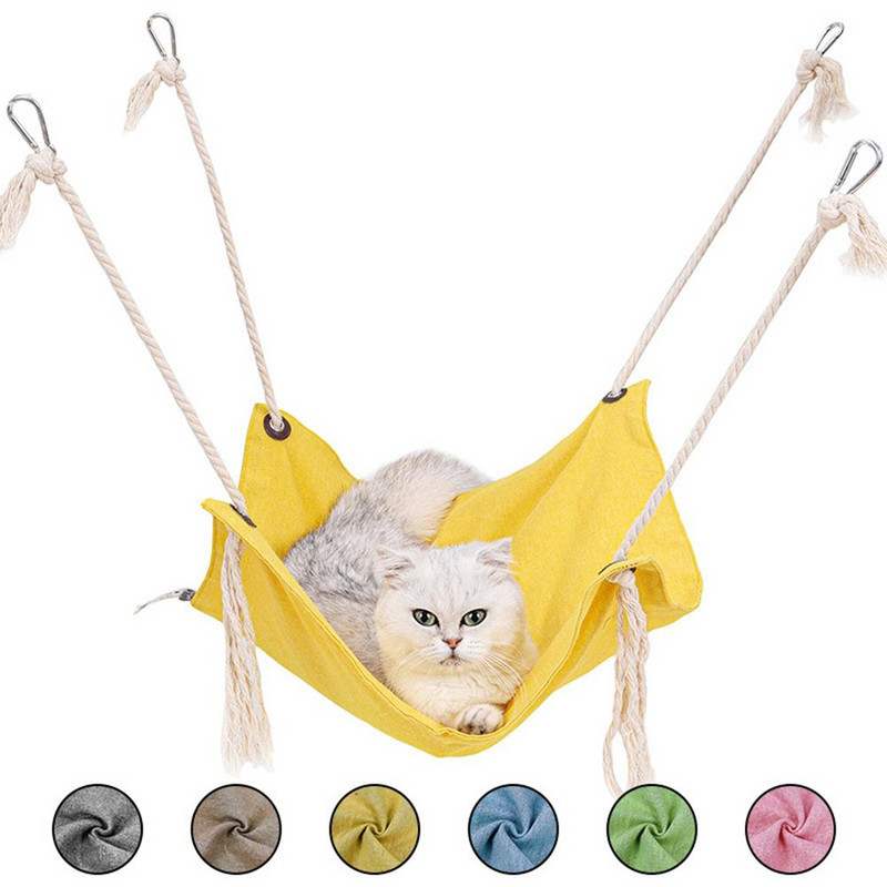 Viseća mreža za kućne ljubimce, prozračna resica, jednobojni viseći kreveti, igračke za ljuljanje za činčilu, gvinejskog zeca