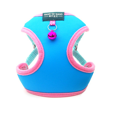 Pet Cat Harness Vest Leash Kućni ljubimac Podesivi pojas za kućne ljubimce sa zvonom Walking Lain za mače Puppy Mali srednji pas imitacija kože