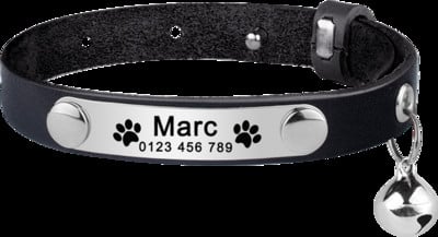 Kassi kaelarihm reguleeritav nahast kohandatud kassitarvikud nikerdatud kassi kaelarihm Väike kassi kaelarihm Unisex lemmiklooma kaelarihm kassitarvikud kaelarihmad