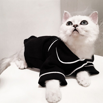 Коледен домашен любимец Cat Costume Дрехи за котки Winter Kedi Katten Sphynx Sweatshirt Hoodie Suit Mascotas Clothing Ropa Para Gato
