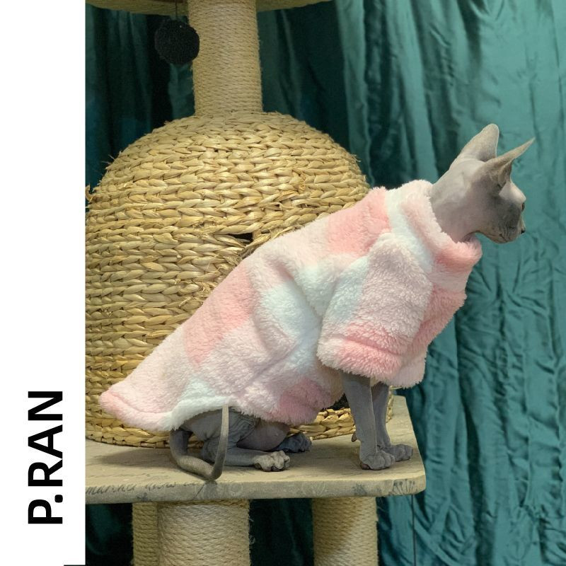 Zimski džemper za mačku Sphynx Odjeća Modna mekana topla odjeća za mačke Udobna zadebljana odjeća za mačke bez dlake Mačići Odjeća