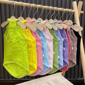 Καλοκαιρινά ρούχα για κατοικίδια Sphynx Βαμβακερά γατάκια πουκάμισο γιλέκο για Sphinx Breathable Cats Camisole Soft Devon Rex Soft Clothing