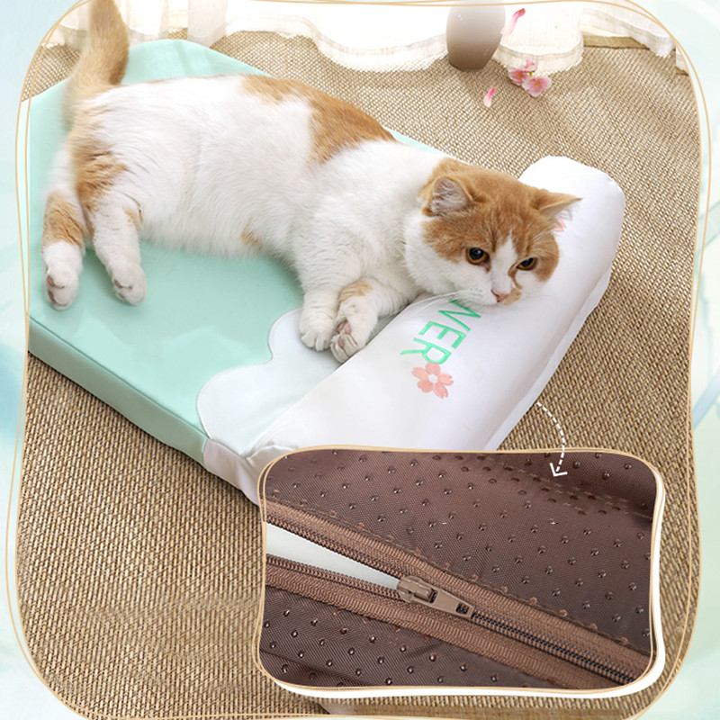 HOOPET Lemmiklooma koeramatt padjakenneliga Four Seasons universaalne eemaldatav ja pestav väikese koera voodi Cherry Blossom kassile