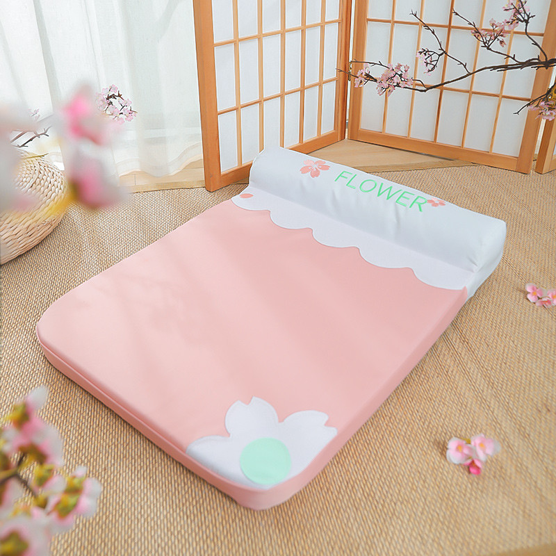 HOOPET Lemmiklooma koeramatt padjakenneliga Four Seasons universaalne eemaldatav ja pestav väikese koera voodi Cherry Blossom kassile