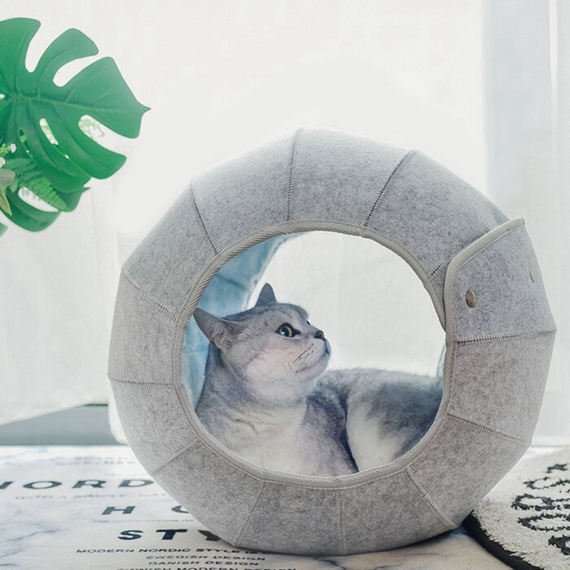Cat Tunnel Tube Cute Shell Cat Bed Cat Toys Lopta Interaktivna višenamjenska prijenosna mekana topla 8u1 mačka igračka lopta