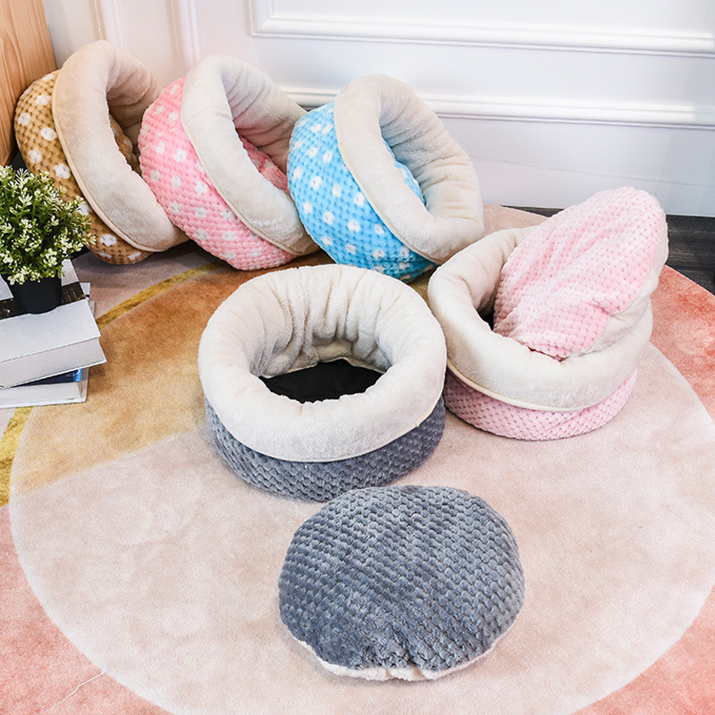 Κρεβάτι για γάτα Κυνολογικό Σπίτι Super μαλακό καλάθι κατοικίδιων ζώων Deep Sleep Dog House Σπίτι βελούδινο καναπέ για μικρό καλάθι σκυλιών Κρεβάτι για γάτα