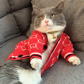 Пуловер за кучета Пуловер за котки Зимни дрехи за домашни любимци Дрехи за стерилизация на котки Кучета Дрехи за корги франшнауцер Теди пуловер Есен