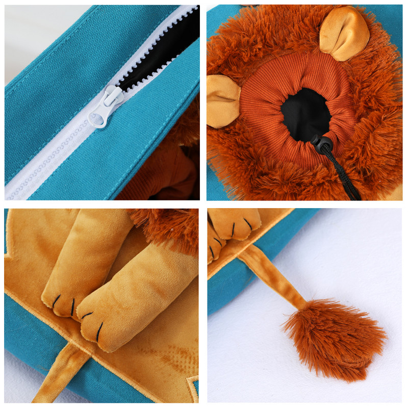 Mekane nosiljke za kućne ljubimce Lion Design Prijenosna prozračna torba za mačku Pse Torbe za nošenje za odlazna putovanja Ručna torba za kućne ljubimce sa sigurnosnim patentnim zatvaračima