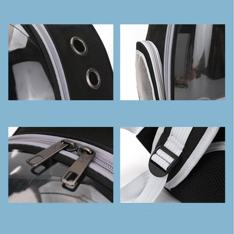 Kačių krepšys Kvėpuojantis nešiojamas naminių gyvūnėlių krepšys Lauko kelioninė kuprinė katei ir šuniui Skaidri kosminė naminių gyvūnėlių kuprinė naminių gyvūnėlių reikmenys