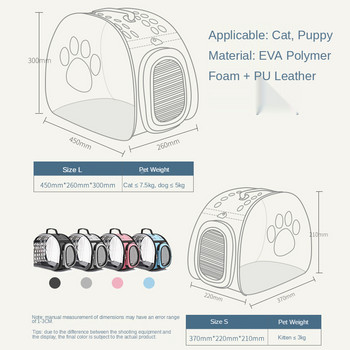 TNLY Cat Space Capsule Прозрачна чанта за носене на котки Дишаща чанта за носене на домашни любимци Малко куче Котешка раница Travel Cage Ръчна чанта за коте