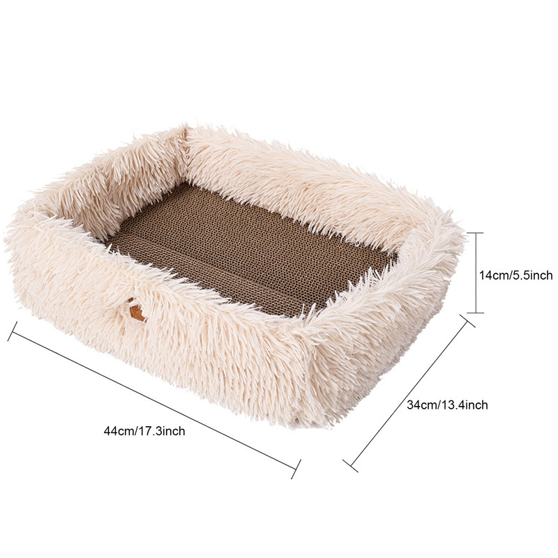 Placă de zgâriat reîncărcabilă pentru pisici, anti-alunecare și durabilă, carton pentru zgâriere de jucărie pentru pisici